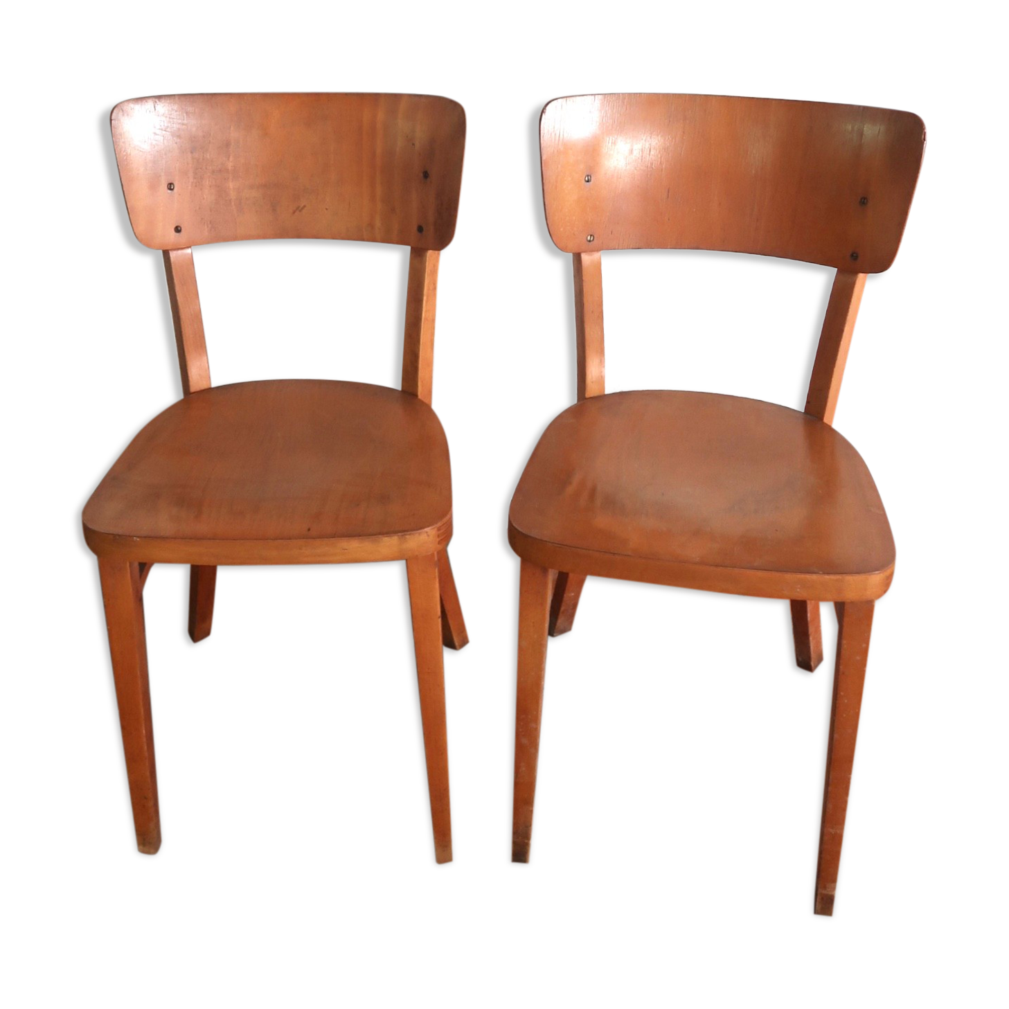 Lot de 2 chaises bistrot Thonet