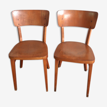 Set of 2 Thonet bistro chairs