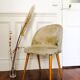 Chaise gondole fourrure moumoute vintage