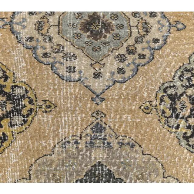 Tapis kilim oushak turc vintage en laine