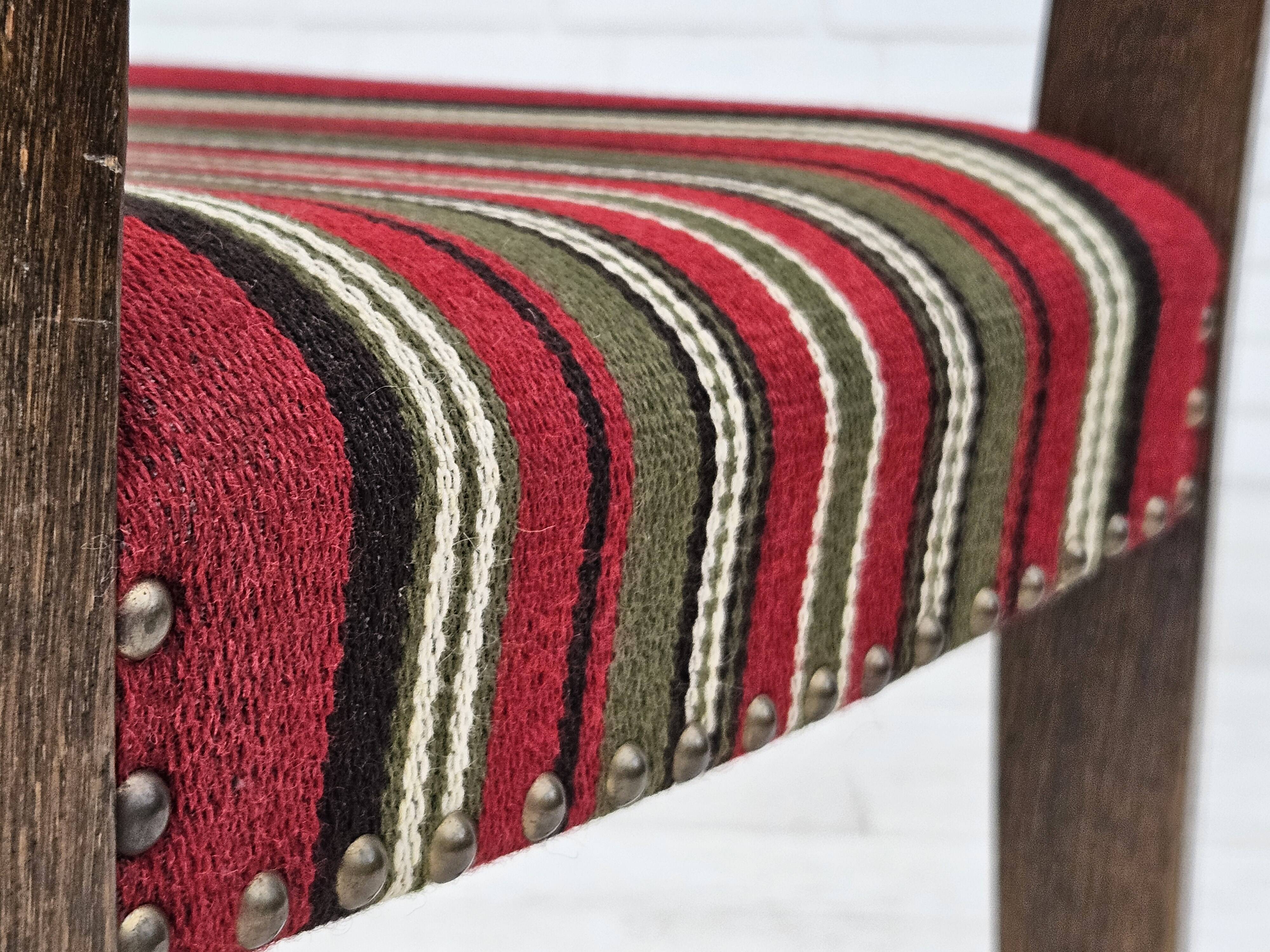 1960s, set of 5 pcs Danish dinning chairs, original good condition.