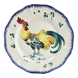 Flat plate Luneville the rooster number 2 series the roosters