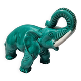Enamelled ceramic elephant from 1950, St Clément