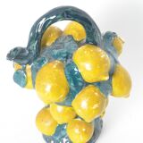 Pichet barbotine citron