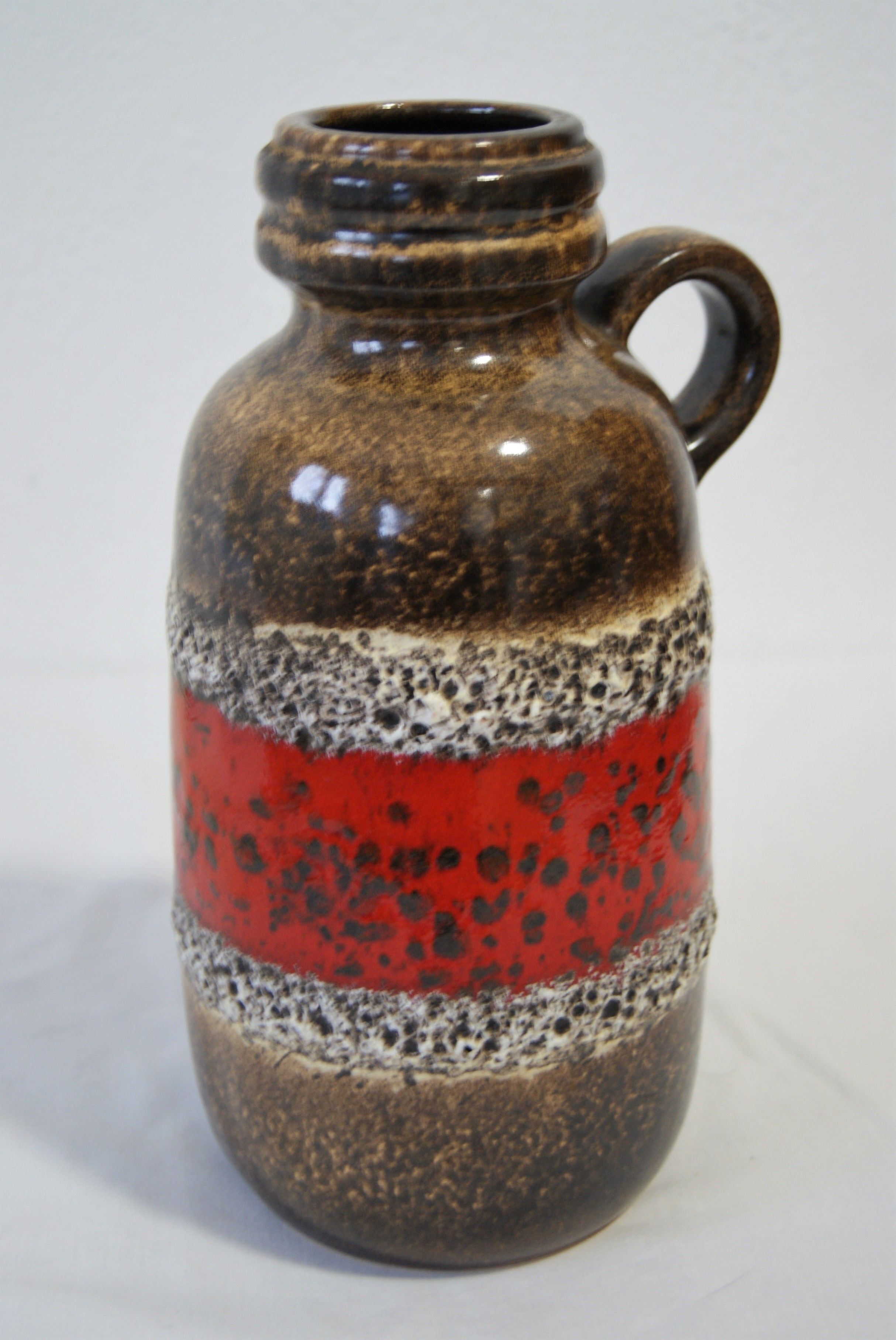 Vintage Fat Lava Germany ceramic vase