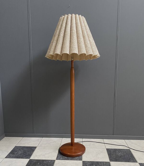 Lampe de sol Domus Teck 1960, avec étiquette d'origine !