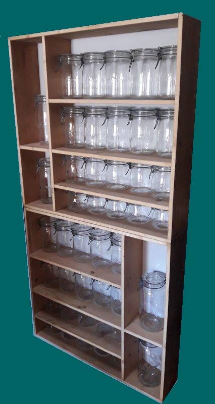 Spice shelves L1.6mxH79cm