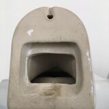 Lot of 3 appliques in white faience