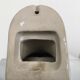 Lot de 3 appliques en faience blanche