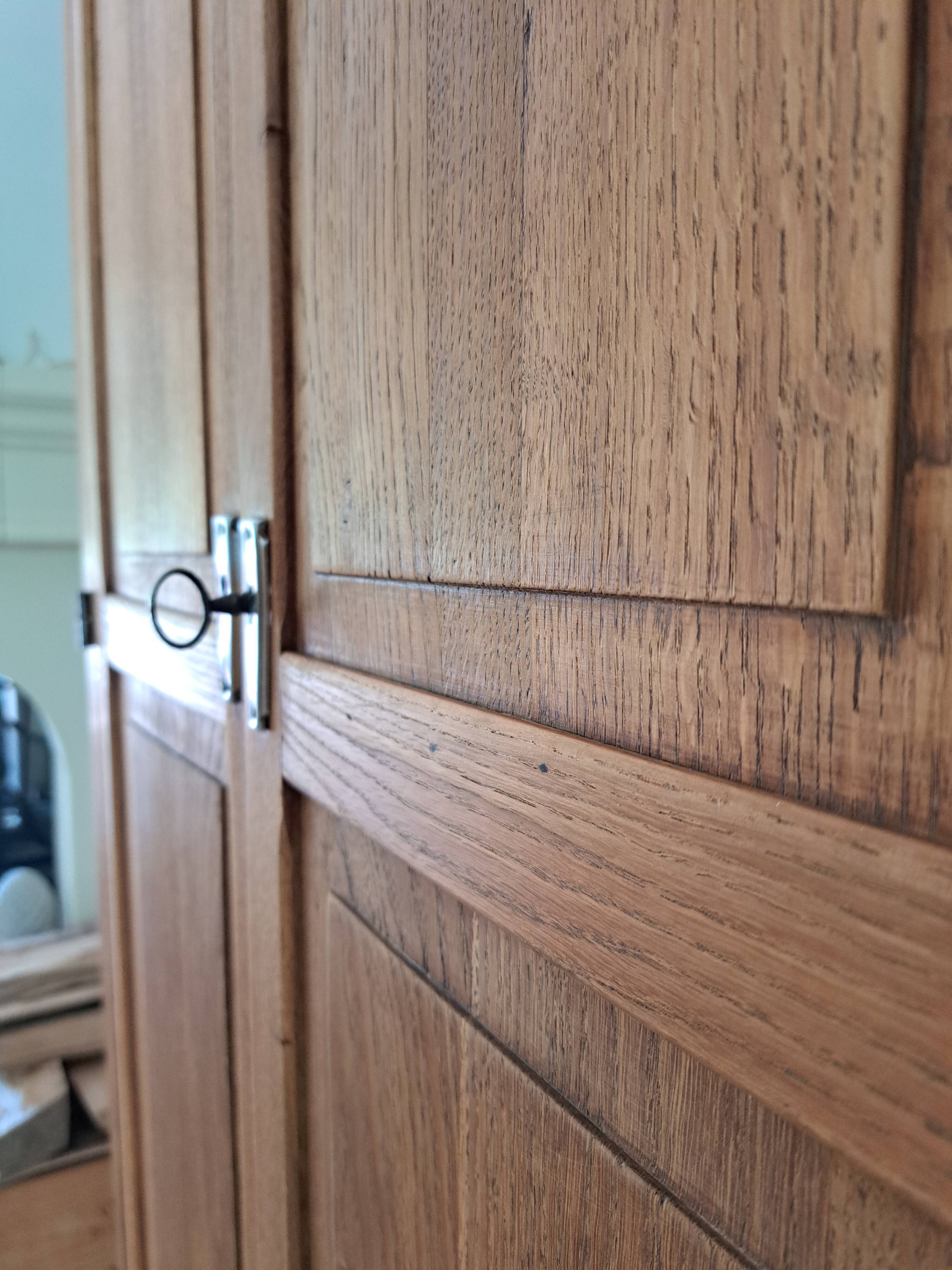 Parisian oak wardrobe