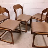 Following 5 chairs "sled" Baumann