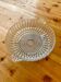 Vintage glass salad bowl