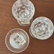 Set of 3 Vintage Cristal d'Arques French Lead Crystal Wine Glasses
