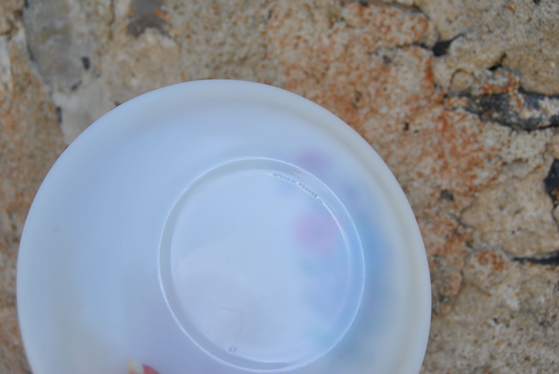 Set of 6 plates in arcopal 70