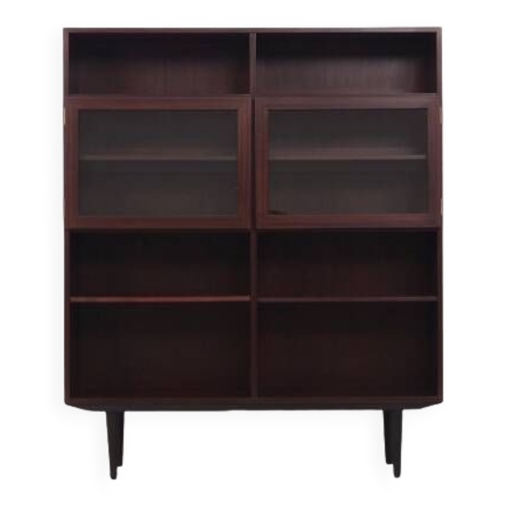 Mahogany bookcase, Danish design, 60's, production: Omann Jun