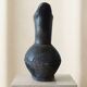Vase / Old smoked terracotta jug — Handmade ceramics