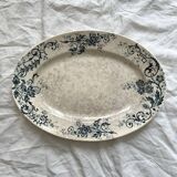 Oval ironstone dish Sévigné, HB & Cie Choisy le Roi