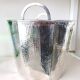 Champagne bucket circa 1960, Italian design Fratelli Cassetti, silver plated metal