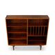 Danish Design Rosewood Bookcase with LP Rack, 1960s
