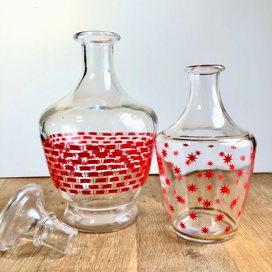 Duo of 60's decanters