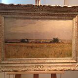 Table, rustic landscape of the year 1930