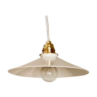 Opaline hanging lamp