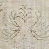 6x8 Cream Brown Floral Vintage Area Rug, 181x261Cm SK 21812