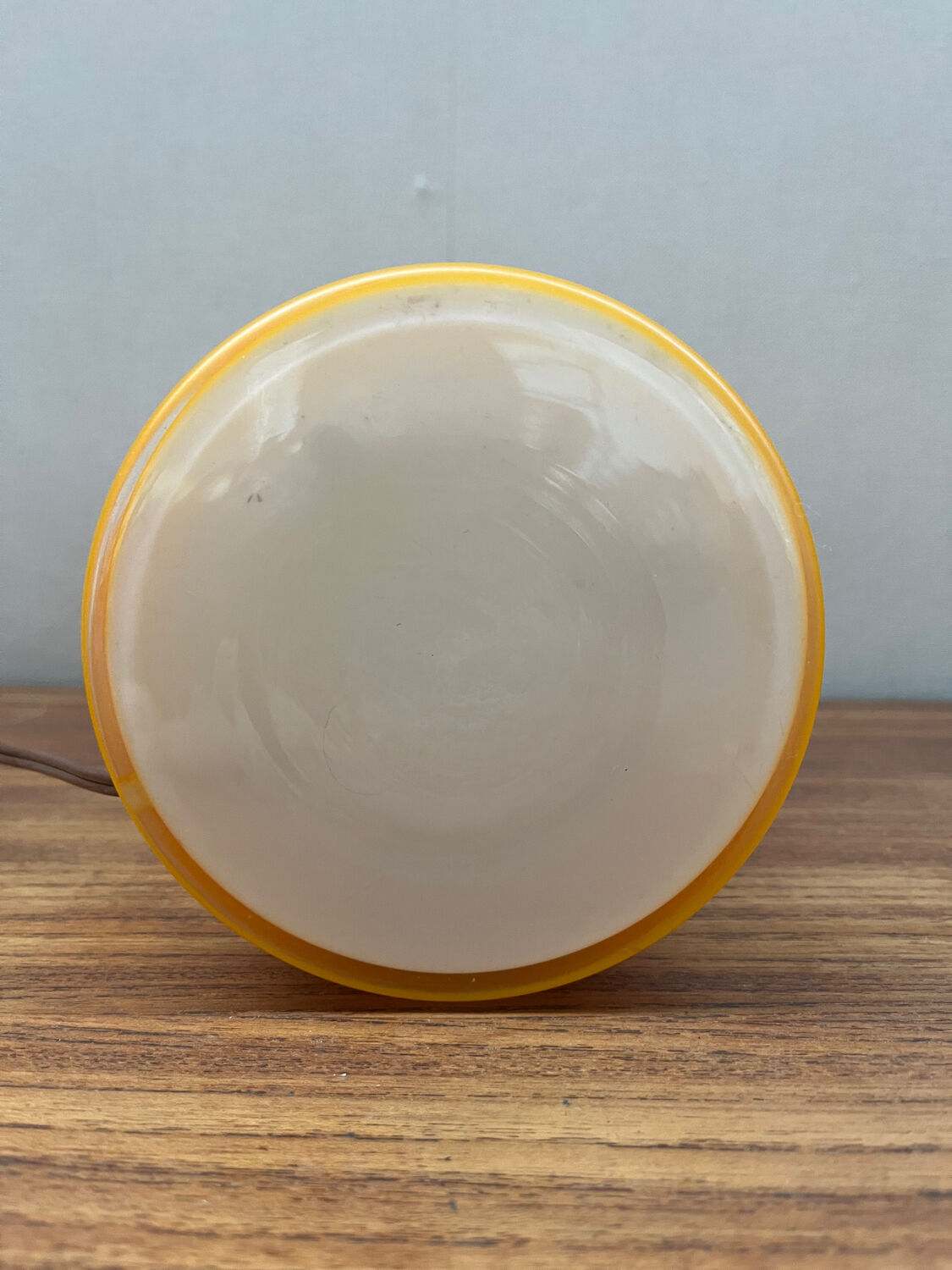 Lampe vintage en opaline