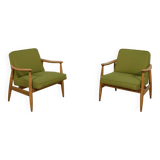 Fauteuils GFM-87 de Juliusz Kedziorek pour Gościcińskie Furniture, années 1960, Pologne, lot de 2