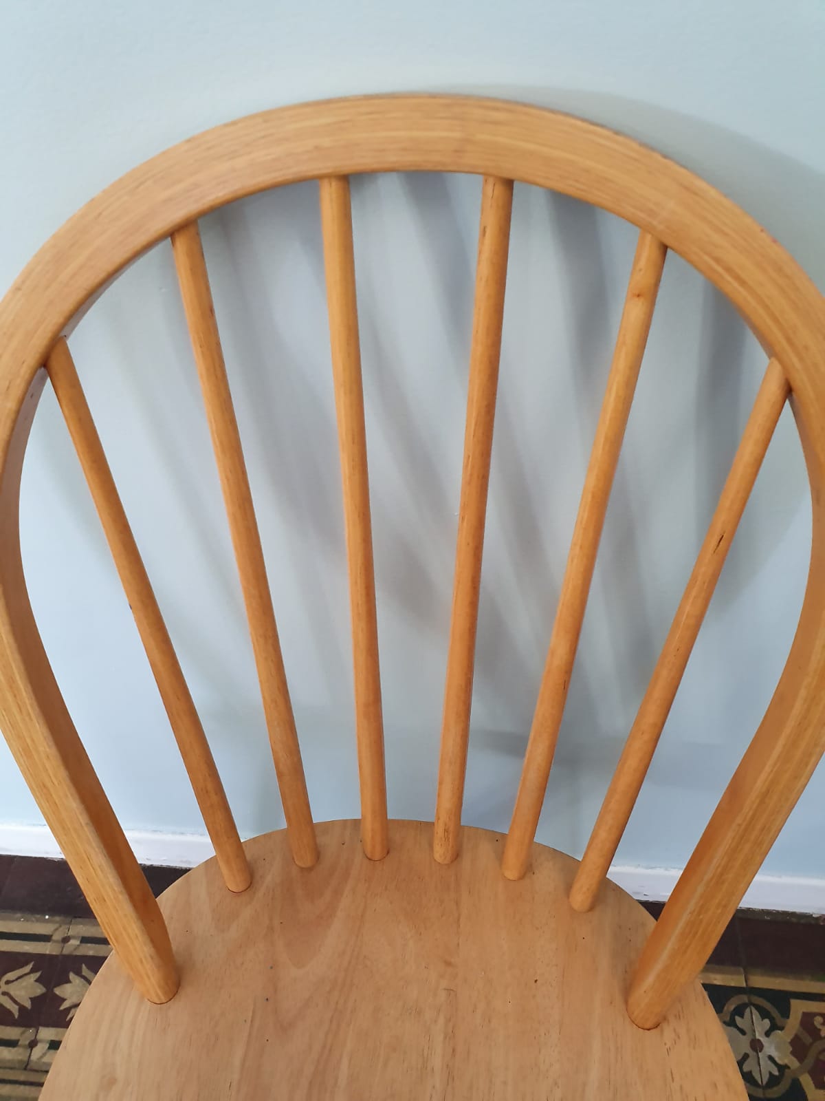 Vintage wood chair ercol style