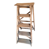 Antique wooden stepladder