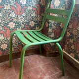 2 Tolix chairs in patinated metal