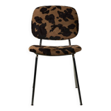 Printed Faux Fur Chair