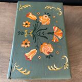 Hand-painted wooden box