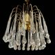 Venini lustre goutte verre murano , Italie 1970