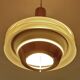 Mid-century modern Danish copper pendant light, 1970s