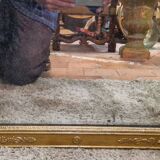 19th century gilded mirror