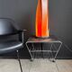 Wood slat lamp in Scandinavian style