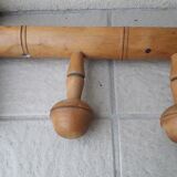 Wooden coat rack