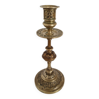 Vintage brass candle holder