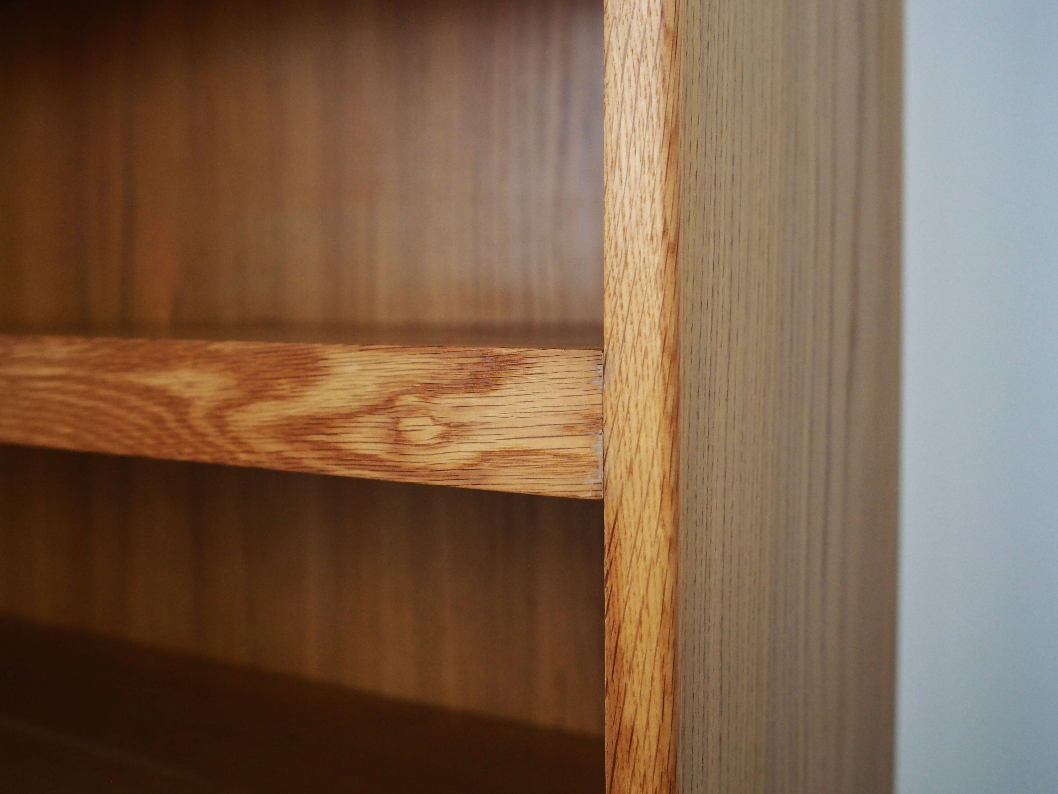 Ash bookcase, Danish design, 1960s, designer: Børge Mogensen