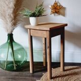 Tabouret ancien bois brut