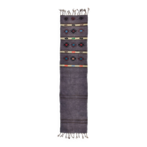 2x8 Grey Turkish Kilim Rug For Hallway, 56x244 Cm