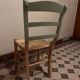 Vintage green wooden chair
