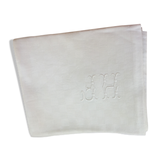 Lot de 12 serviettes monogrammes HF