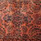 Handmade antique Persian Sarouk rug 3.2' x 5.3' (97cm x 161cm) 1920s - 1B674