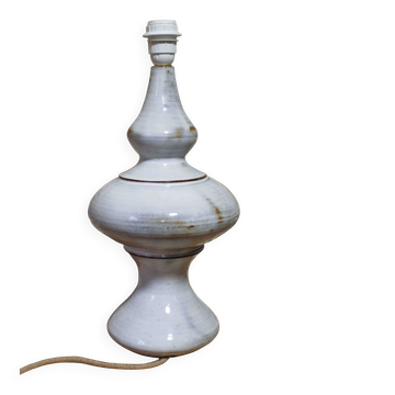 Grand pied de lampe en céramique émaillé Jean-François Descombes Vallauris