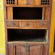 Chinese vessel cabinet 19th century in elm wood
