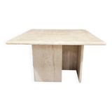 Travertine coffee table 1980