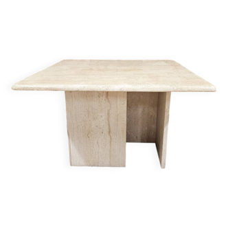 Travertine coffee table 1980